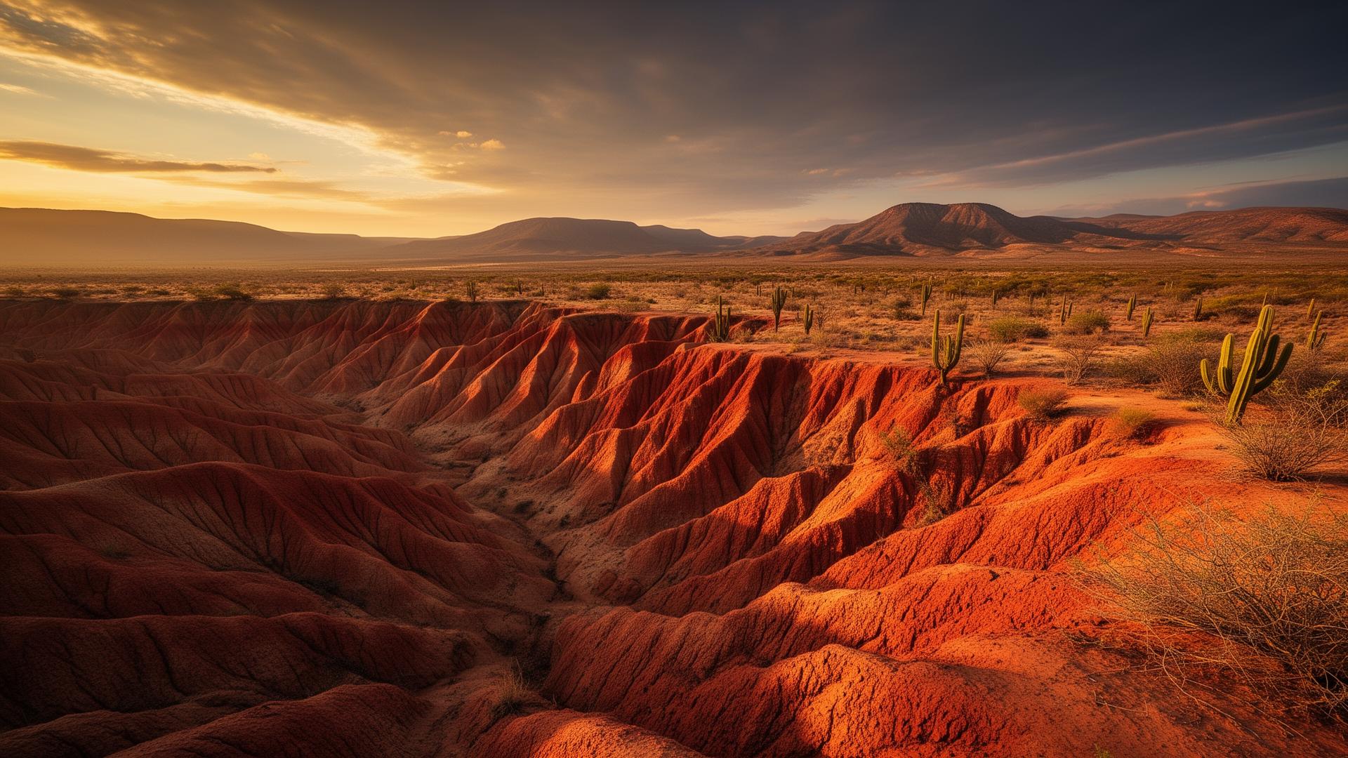 Paisaje de Desierto de la Tatacoa, Huila